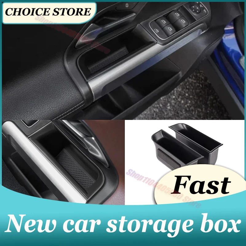 For Mercedes Benz B GLB GLA EQA EQB Class W247 X247 H247 Car Door Handle Storage Box Phone Container Glove Tray Armrest Handle