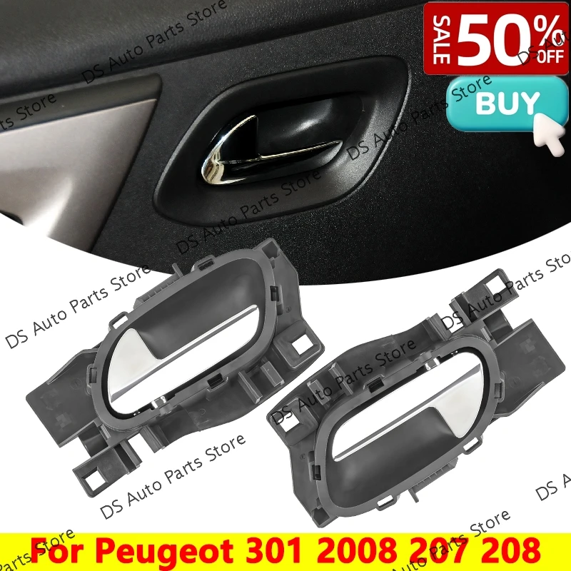

Для Citroen C-Elysees C3 Berlingo для Peugeot 301 2008 207 208 автомобильная внутренняя дверная ручка левая и правая