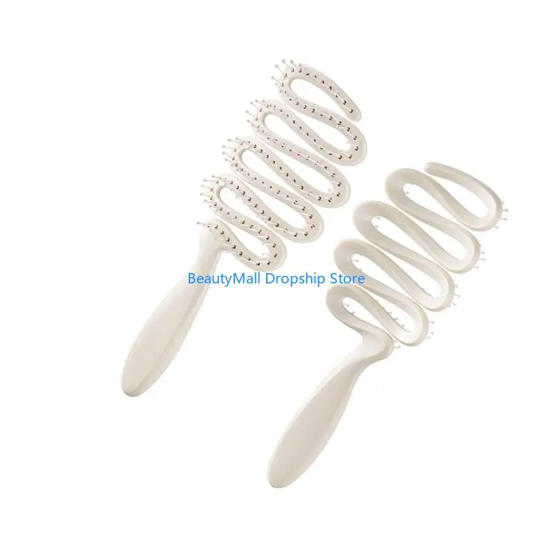 40JD Ventilated Lightweight Styling Comb For Fine Hair Adds Volumes & Reduces Frizz Professional Salon ABS Tool