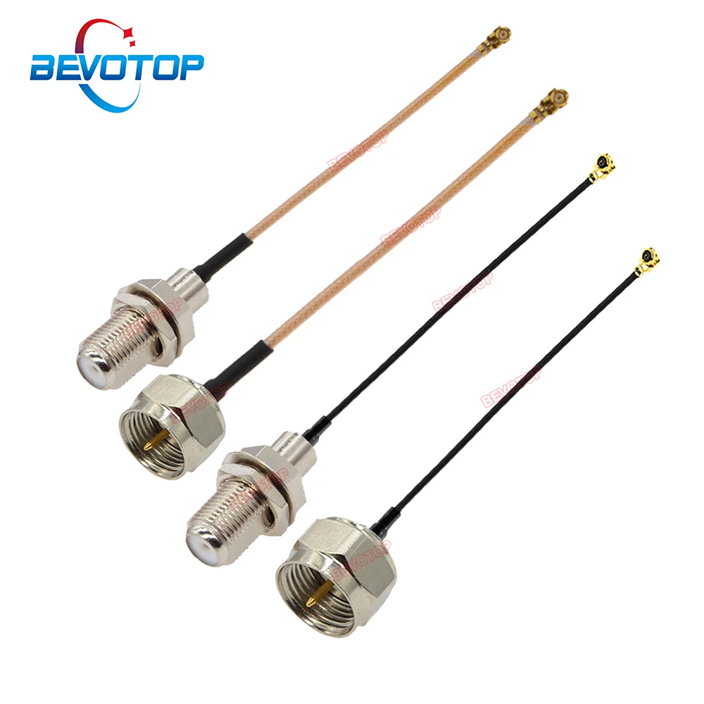 1PCS F to uFL Cable F Male/Female to u.FL 1st Generation RF1 Female Jack RG178 / RF1.13 Pigtail WIFI 3G Antenna Extension Jumper