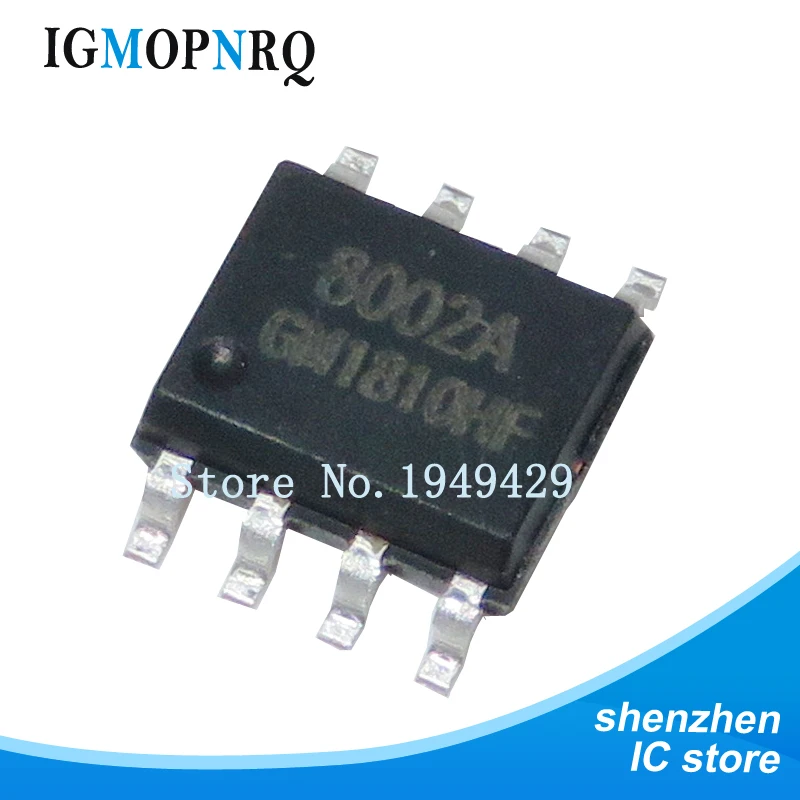 10 teile/los md8002a sop8 md8002 sop 8002a smd sop-8 8002 cke8002b ns8002 neu und original ic