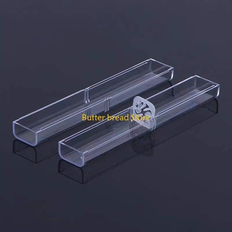 ケースペンホルダーストレージボックスステーショナリーオーガナイザースクールオフィスu向けのW89c透明