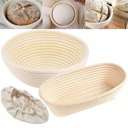 Vine Bread Fermentation Basket, Natural Oval Rattan Core Dough, Bread Fermentation Sour Dough Bread Basket Used for Baking