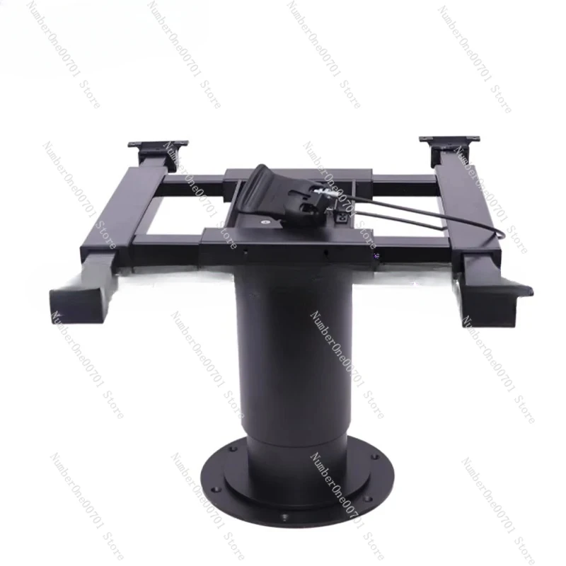 Adjustable Height Table Base, Enables Table Top with Swivel and Slide Function Pneumatic Raised RV Camper Adjustable Table Legs