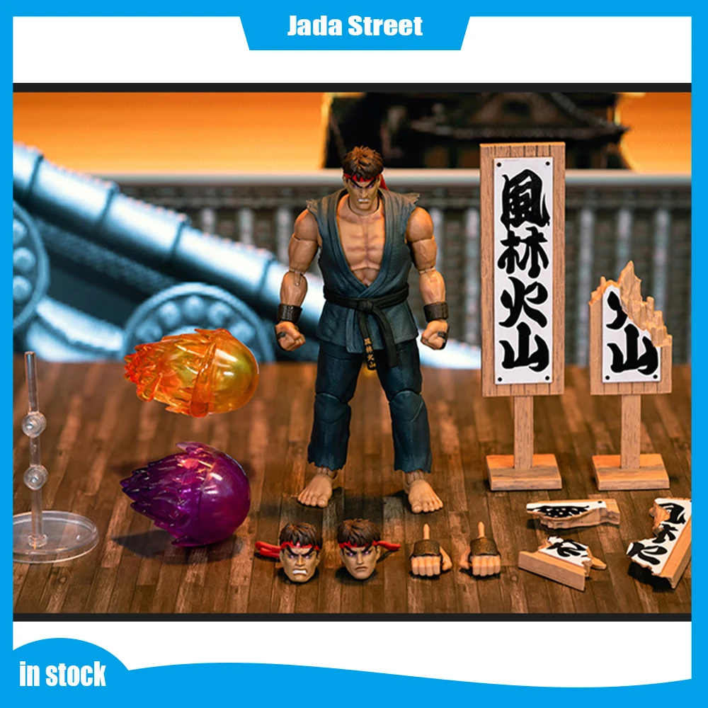 

In Stock Original Jada Street Fighter Figure Hoshi Ryu Violent Ken 6-Inch Evil Ryu Anime Action Figure Collectible Model Toy