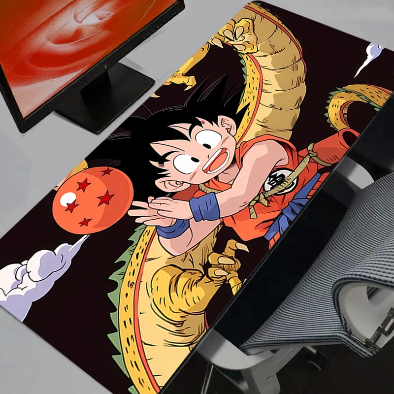 Alfombrilla de ratón Dragon Ball Z DBZ Kawaii, alfombrilla de escritorio para ordenador, alfombrilla de escritorio de 90x40, accesorios para videojuegos