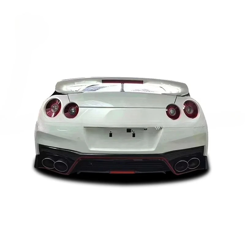PP material car bumper assembly body kit for GTR R35 updated version body kit rear lip hood LED headlights tail lights