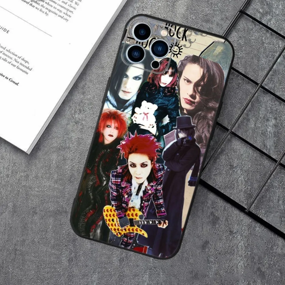 Malice Mizer Rock Band Phone Case For iPhone 16,15,14,13,12,11,XS,XR,X,8,7,Pro,Max,Plus,mini Silicone Black Cover