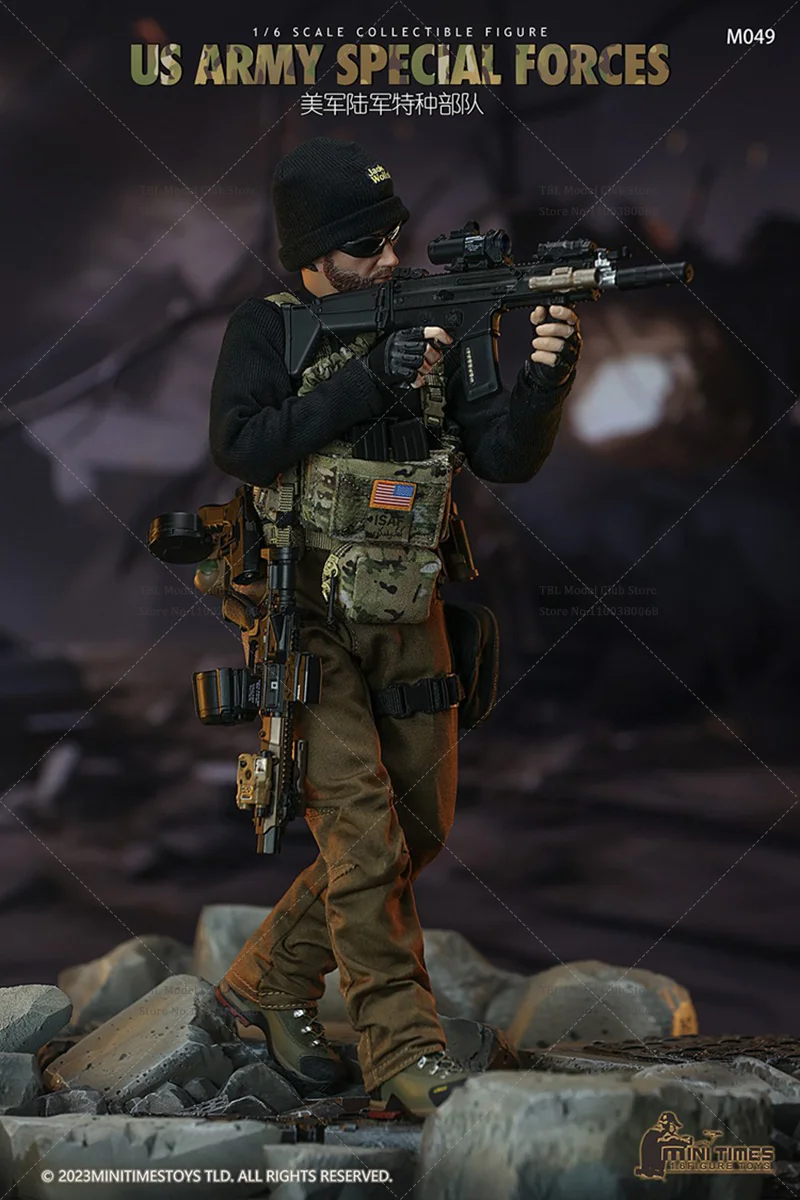 minitimes toys M048 M049 1/6 Scale High-Risk MissionUnconventional Combat Forces 12inch Full Set Action Figure Soldier In Stock