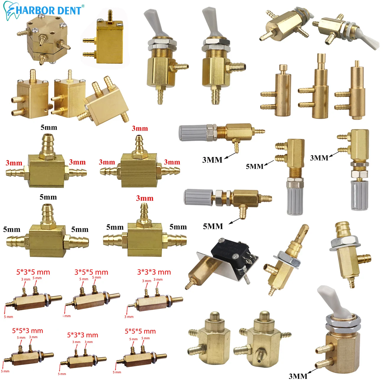 

1 шт., стоматологическое кресло, металлические запасные части, водяной клапан, шестигранный/квадратный давление, тип F/T, контроль воды, регулирующий общий воздушный переключатель