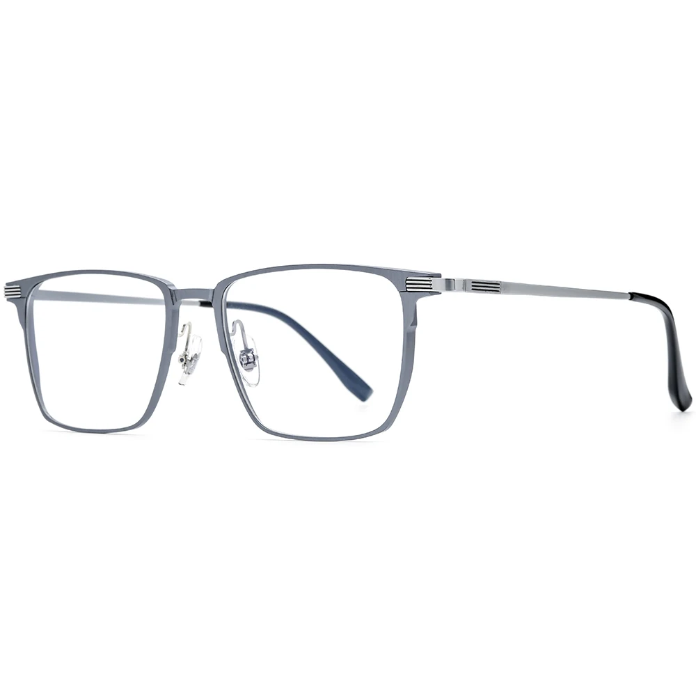 NIANZHEN Aluminum Titanium Glasses Frame Men Square Brand Design Eyeglasses Ultralight-Weight Retro Eyewear Spectacles 28538