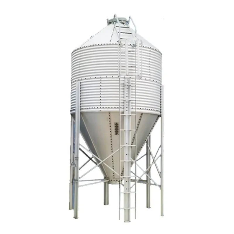 

Automatic Stainless Steel Grain Silos for Poultry Farm Use Labor-Saving Design New Condition