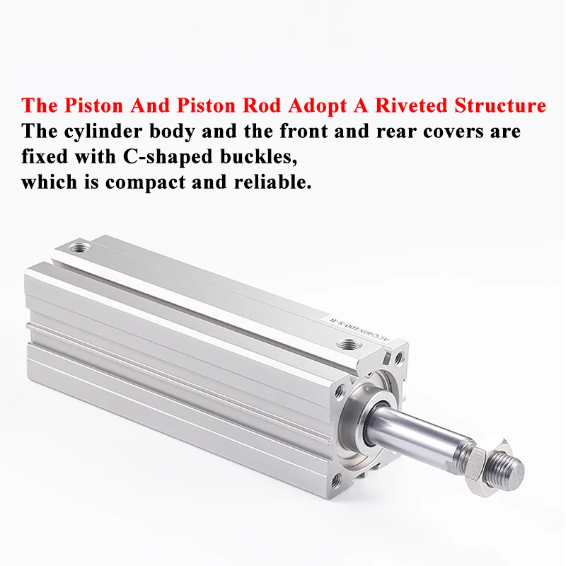 ACQ32/40/50/63*110/120/130/140-S-B Air Pneumatic Cylinder Extended Stroke Compact Thin Cylinders