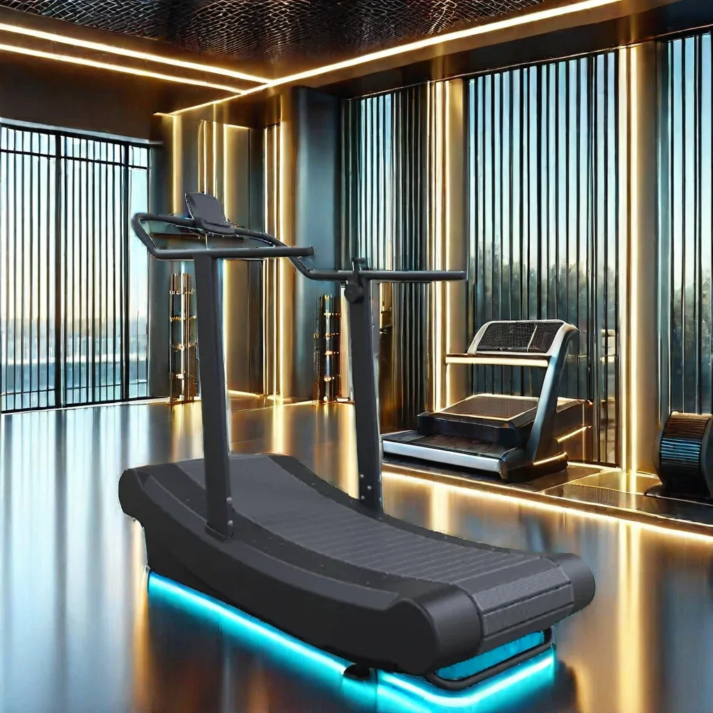 Treadmill Wholesales Self Non Power Treadmill Commercial Gym Sports Equipment Curve Treadmill Customized Logo