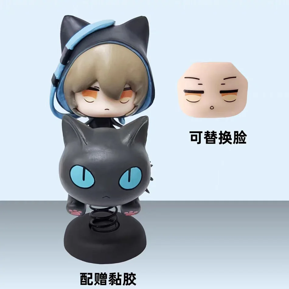 تمثال إله الماء بنسخة Q من فورينا فوكالورز من لعبة جينشين إمباكت، شخصية كرتونية للزينة وهدية