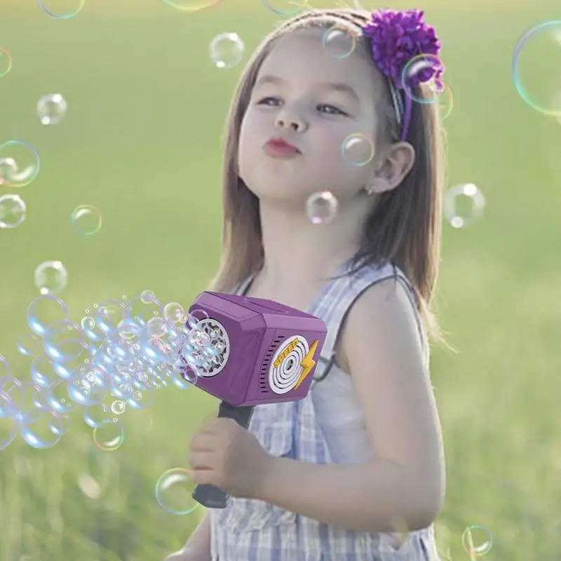 Hammer Automatic Bubble Machine For Kids Outdoor Party Toys Children's Handheld Hammer Bubble Stick