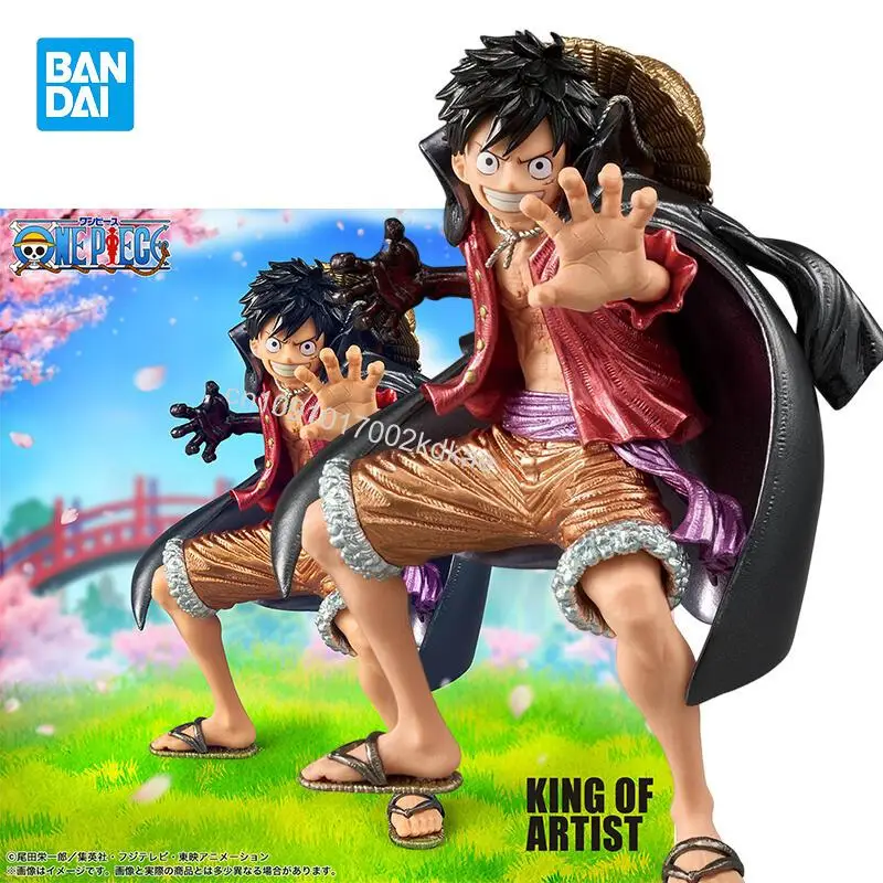 

В наличии Bandai Original ONE PIECE KING OF ARTIST MONKEY.D.LUFFY SPECIAL ver. Коллекция фигурок размером около 19 см. Модель игрушки.