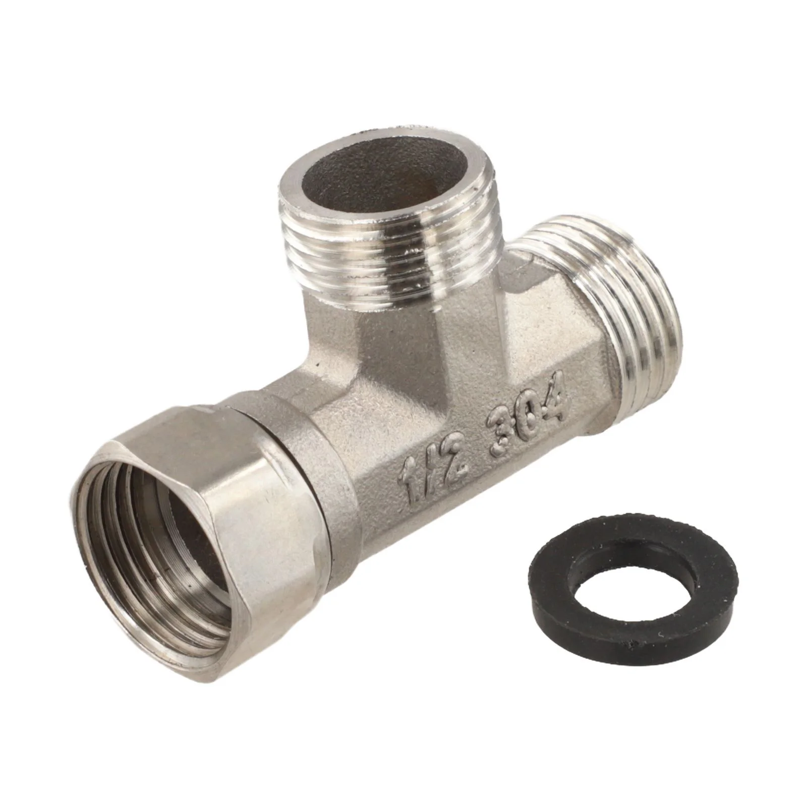 

Тройник-адаптер с 3 выходами для переключателя режимов работы ванной/туалета/биде, душевой лейки/переключатель для унитаза G1/2, медный Т-образный адаптер