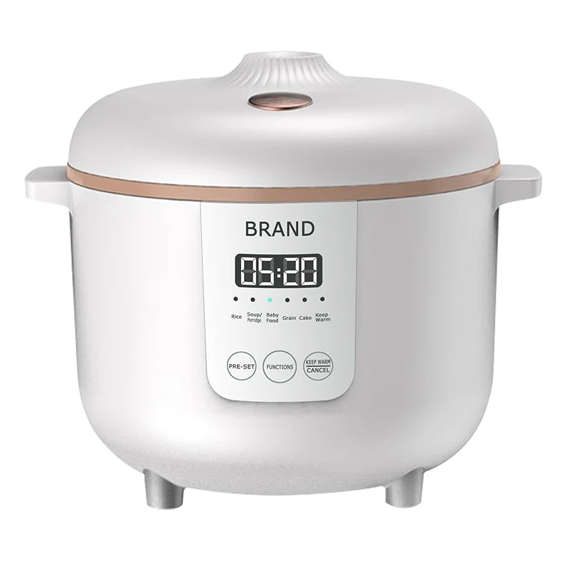 High Quality Colorful Portable Camping Crockery Mini Multi Programs Stainless Steel Electric Rice Cooker for Southeast Aisa