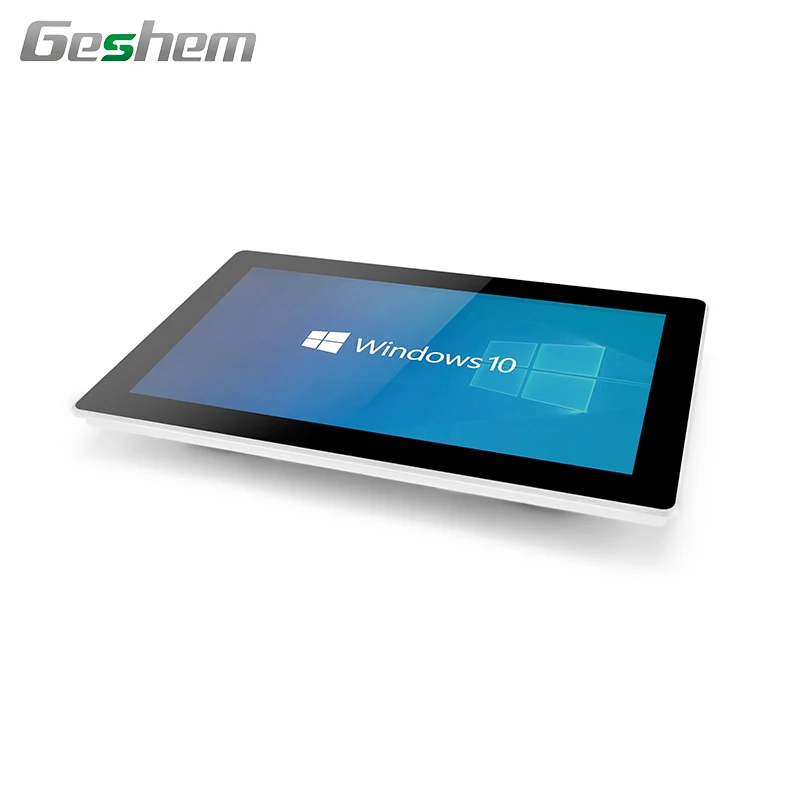 

12-21.5.5" Silver-Touch Industrial Panel PC IP65 Waterproof, Front-Mainboard Design,Cabless& Aluminum