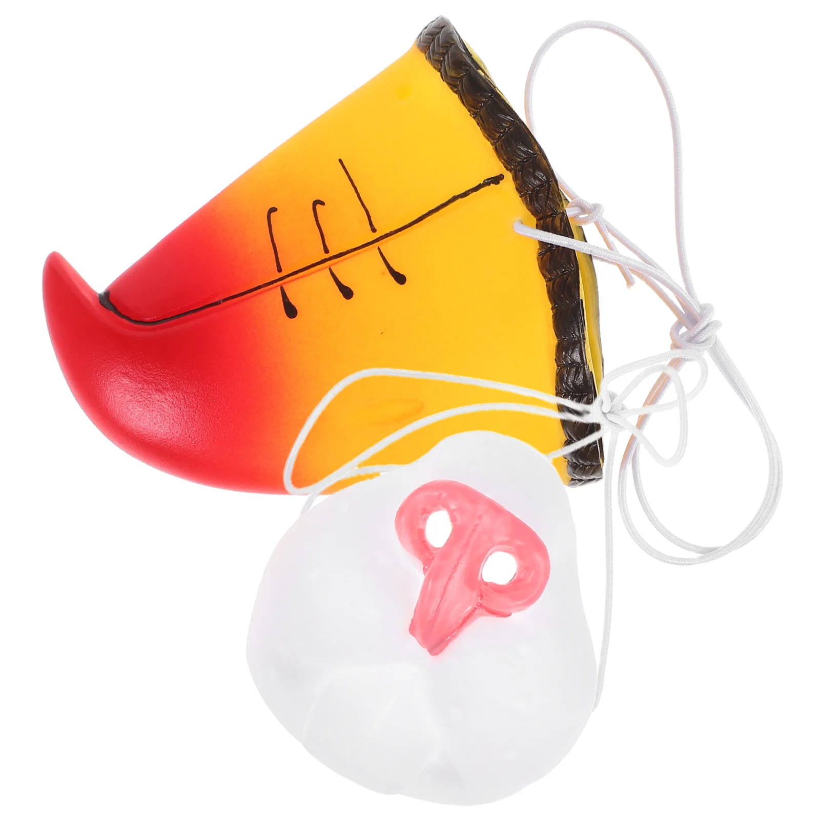 2pcs ตกแต่งจมูกกระต่ายชุดกระต่าย Beak Parrot Beak หน้ากากคอสเพลย์จําลองจมูกวัสดุ