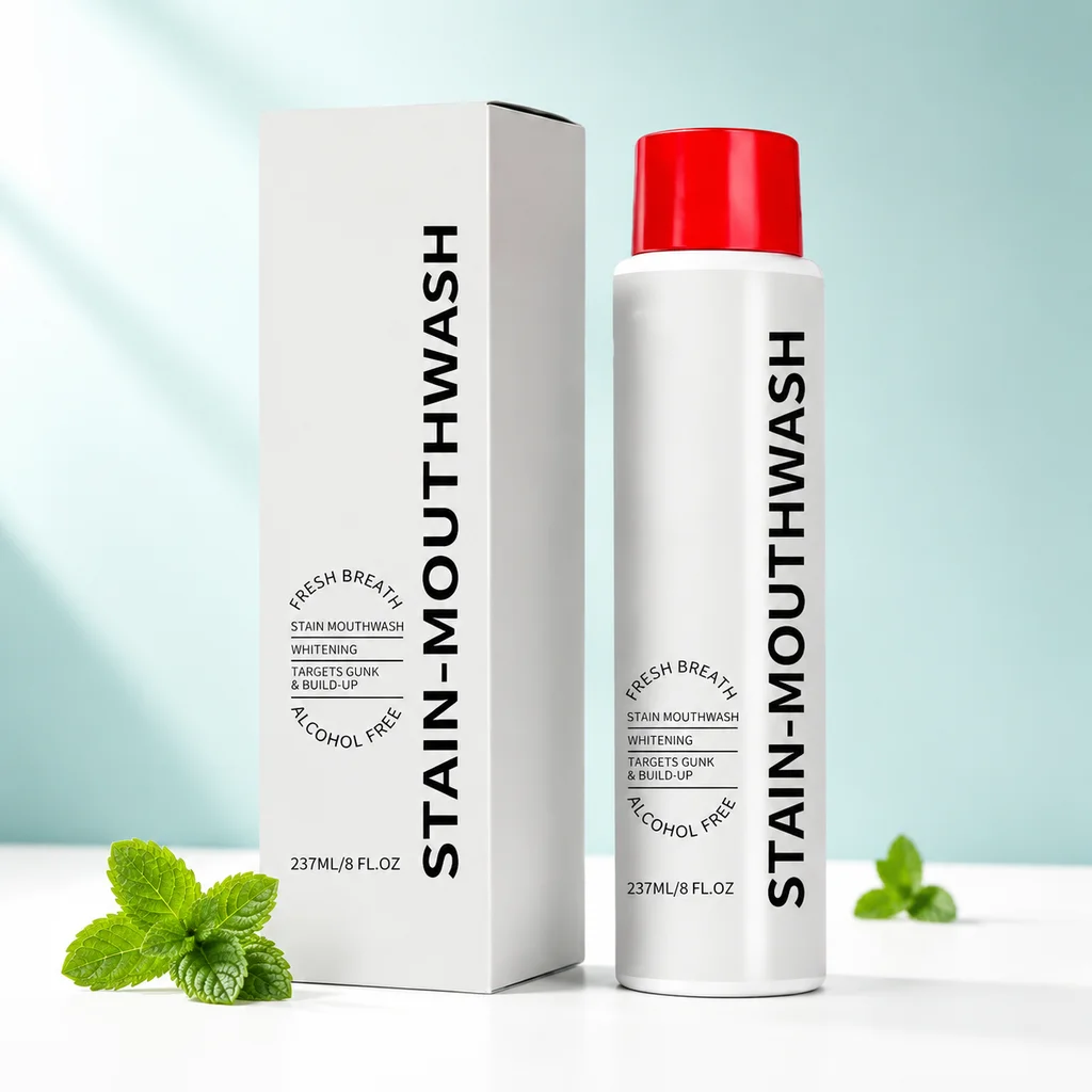 Alcohol Free Mouthwash Chic Gentleoral Rinse Fresh Breath Mouthwash Gentle Teeth Stain Remover 237ml Post-Meal Oral Irrigation