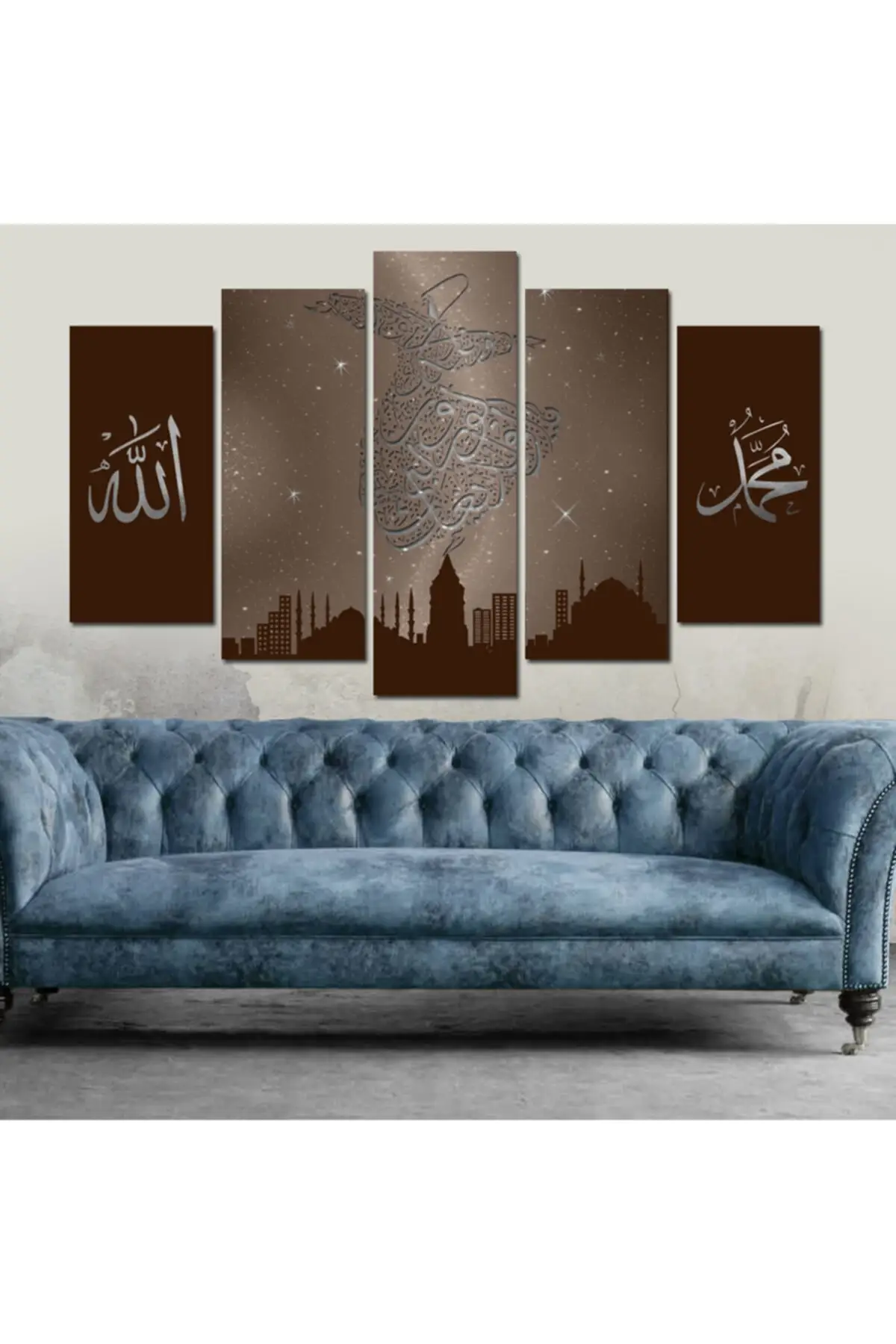 

DOLBOVI religious visual 5 piece gift canvas wall table