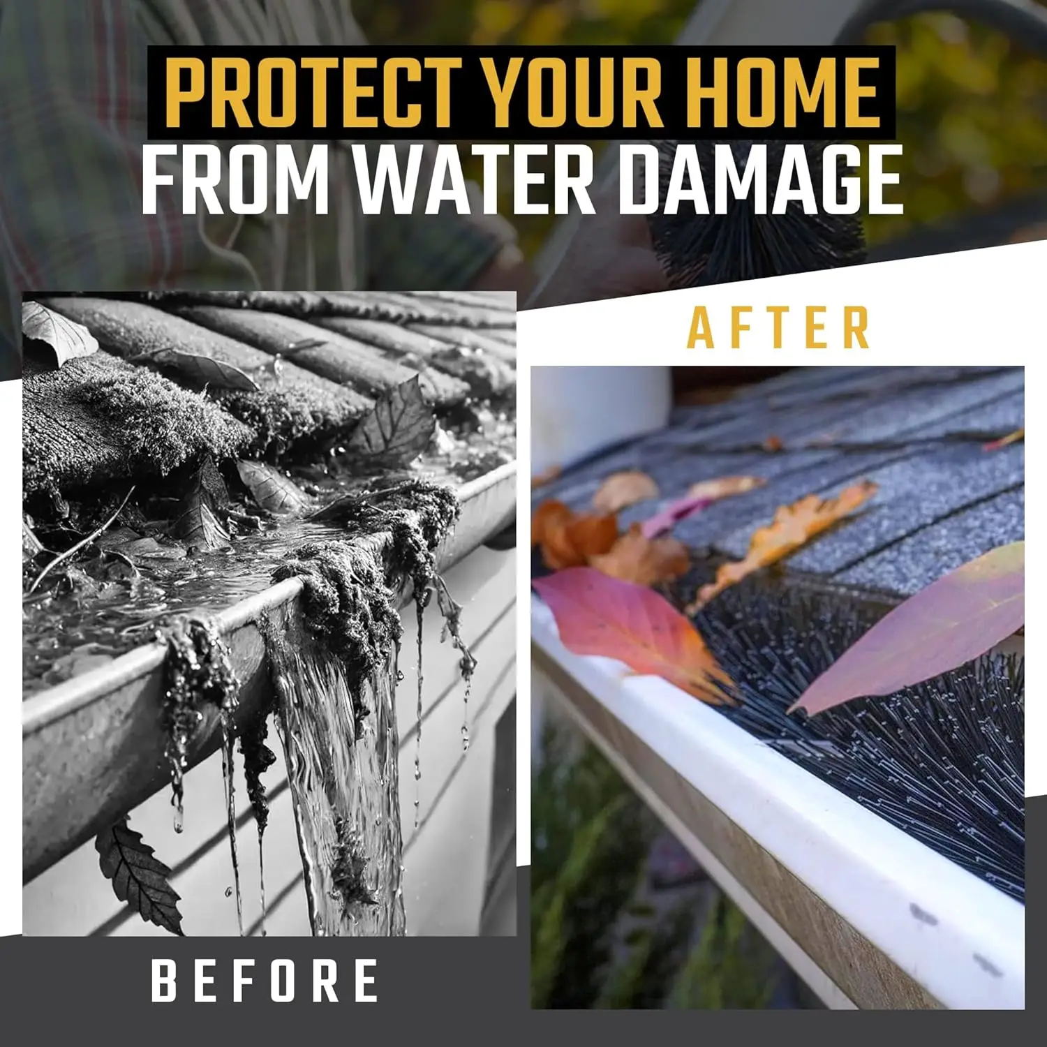 Leaf Filter, No Tools Needed | Prevents Clogs, Easy Install for 6-Inch Oversize