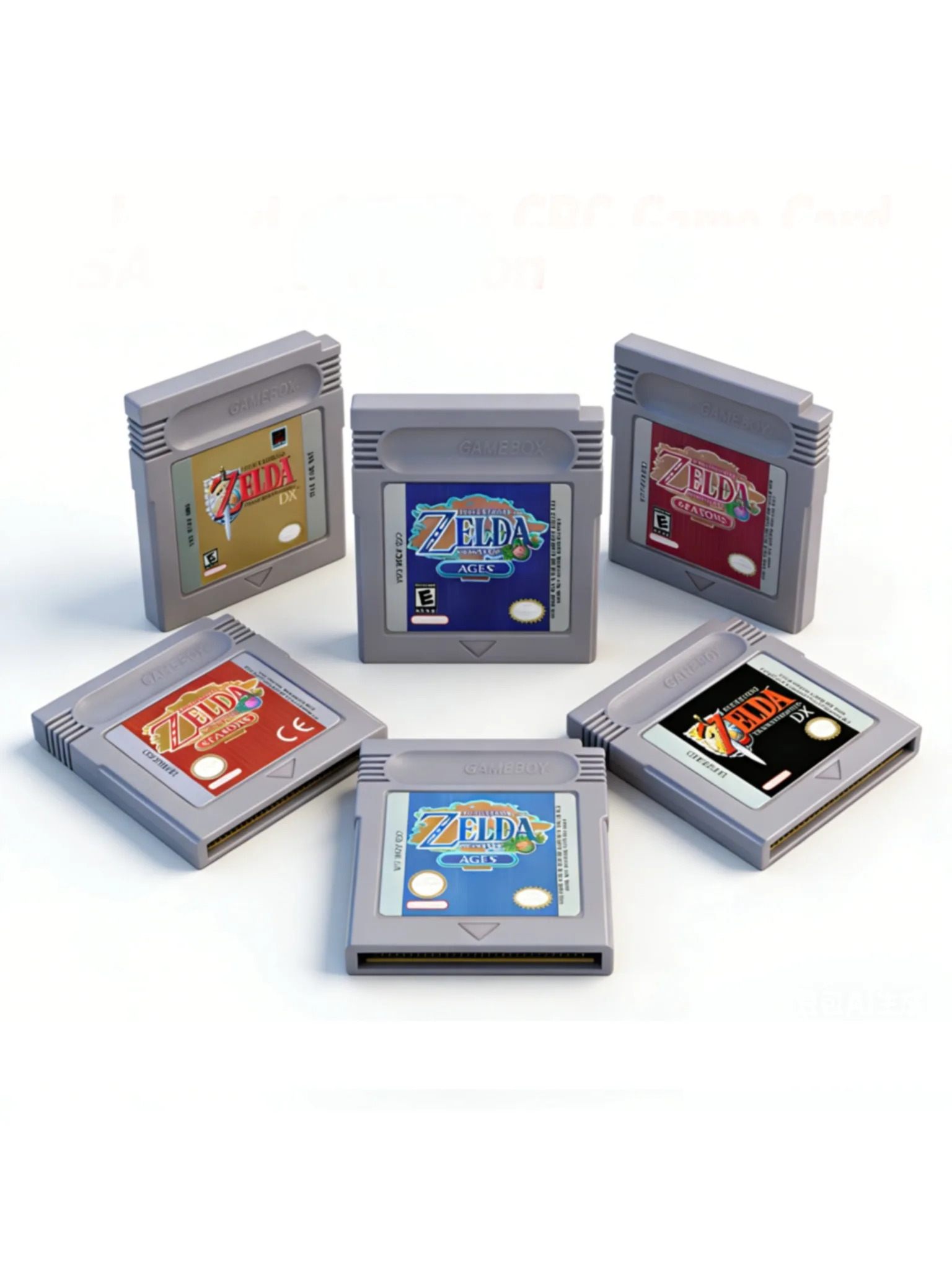 Zelda GBC-Karte 16-Bit-Videospielmodul Konsolenkarte für Gameboy Awakening Oracle of Seasons Klassisches Spiel Englische Version