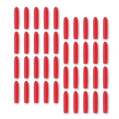120pcs Tweezers Silicone Cover Non-Slip Eyelash Tools Protective Caps For Grafting Durable Covers Accessory Knit Stoppers
