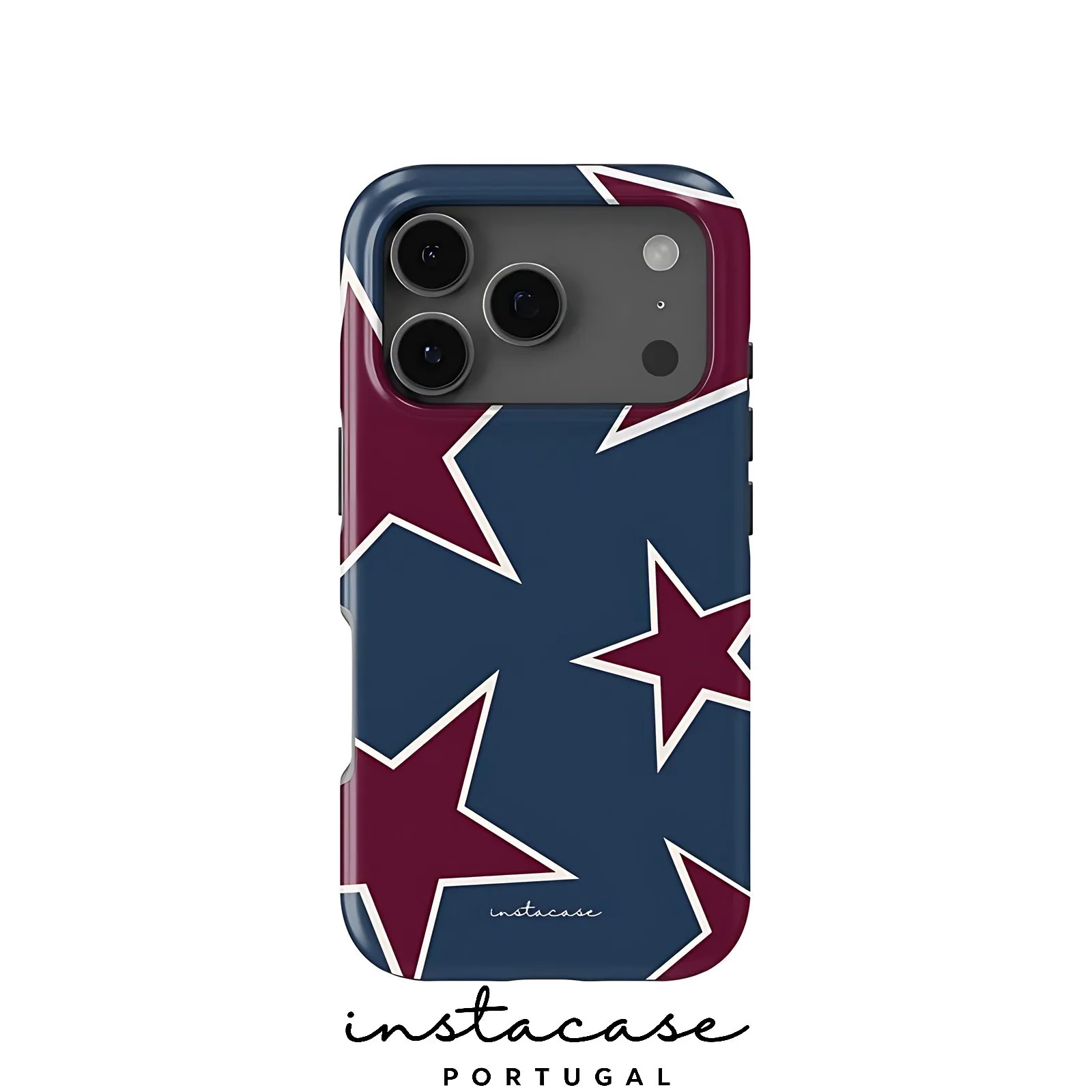 Retro Star Motif InstaCase Phone Case for Samsung Galaxy S23 S24 S25 S26 FE Plus Ultra Edge 5G Luxury Double-layer Back Cover