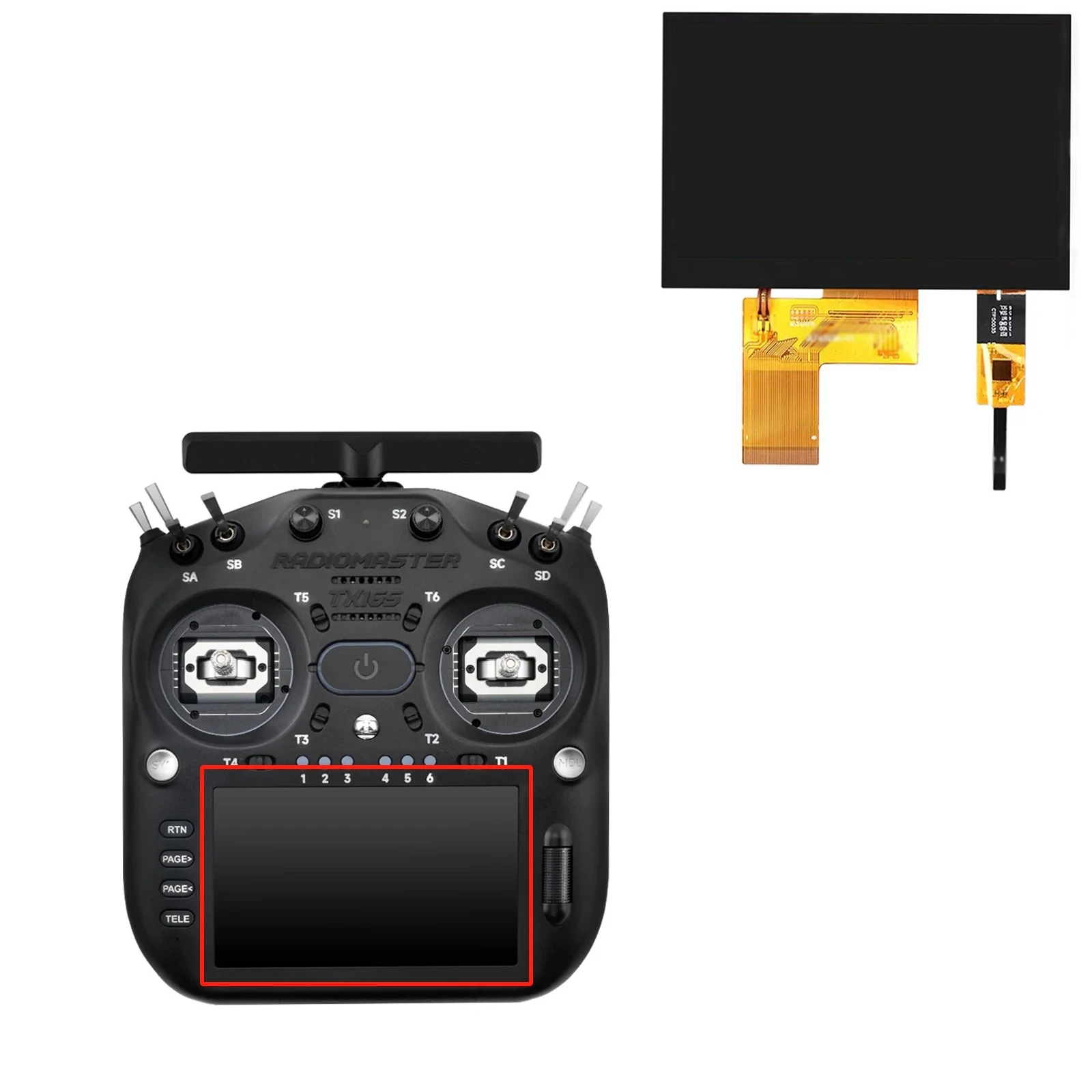 LCD Display for Radiomaster TX16S MK3 Radio Controller ELRS / M2 With Touch Screen Repair Kits