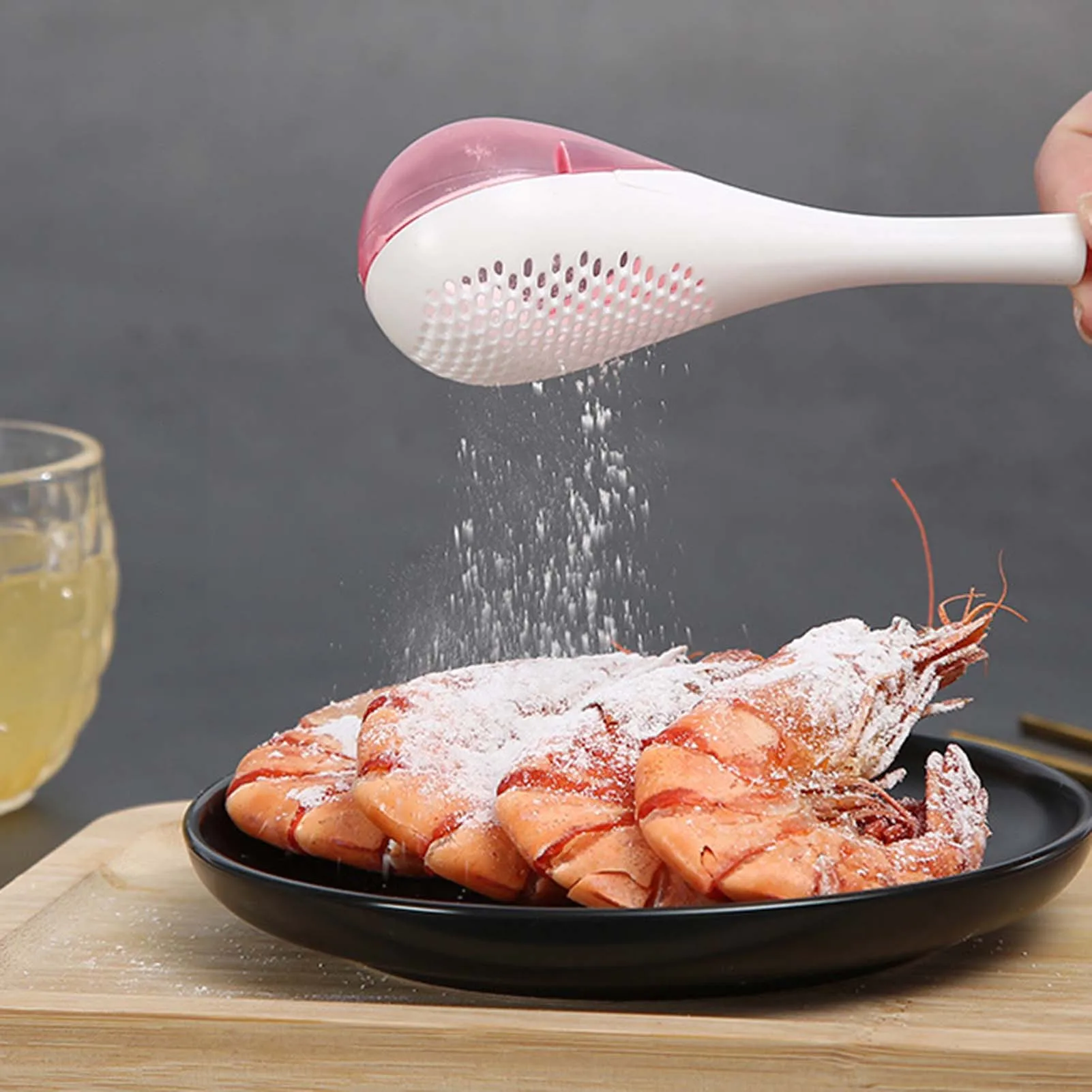 Flour Skimmer Scoop Colander Easy to Clean with Detachable Design Suitable for Sugar Flour Spices