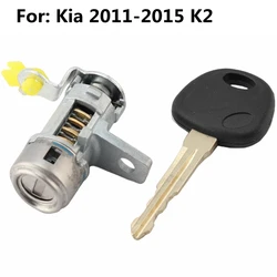 XIEAILI OEM Car Left Door lock Cylinder Barrel For Kia 2011-2015 K2 For Hyundai Verna With 1Pcs Key