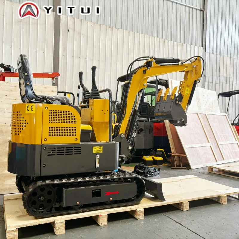 حفار زاحف هيدروليكي صغير مخصص 1.2 طن مع مرفقات متعددة (كسر/مغطى) للهندسة الخارجية #6