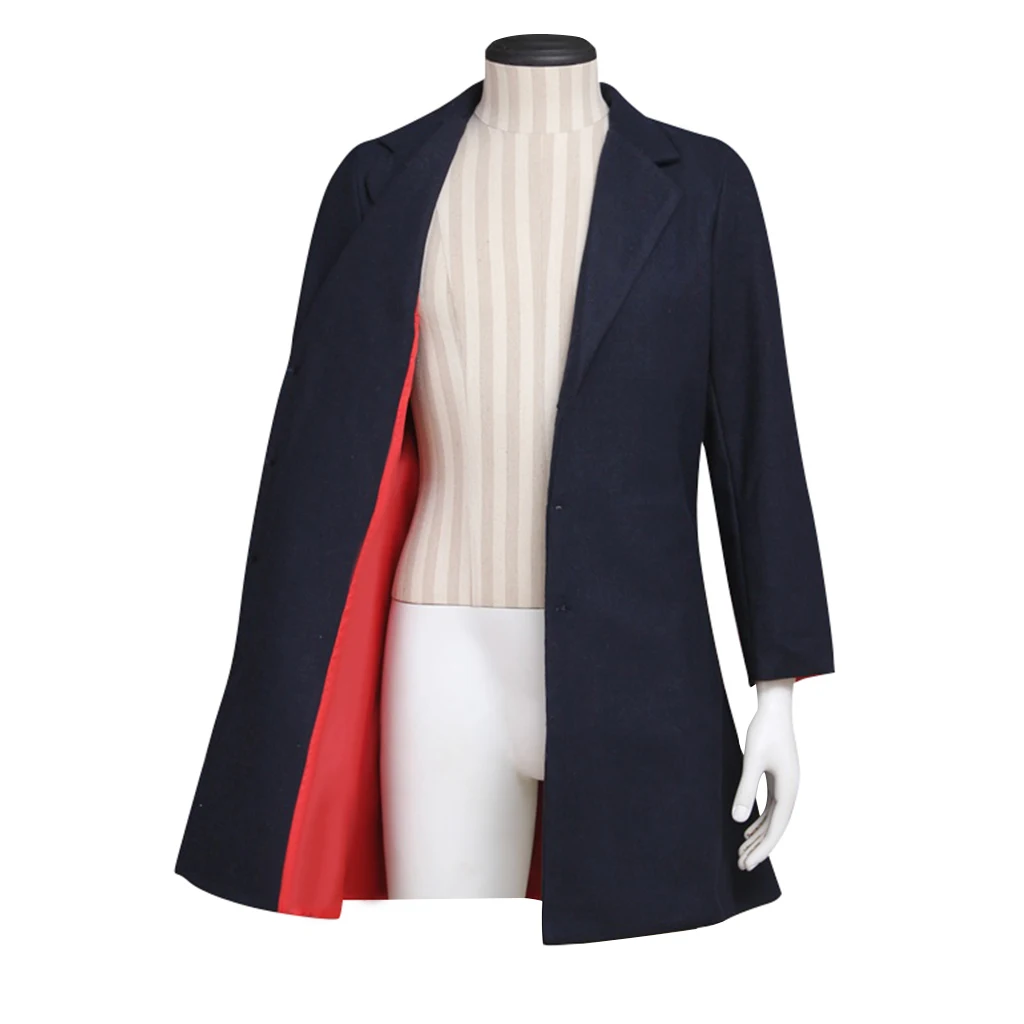 Doctor Twelfth 12th Dr. Cosplay Peter Capaldi 의상 남자의 블랙 자켓 코트 할로윈 Cos 쇼 데일리 캐주얼 코트