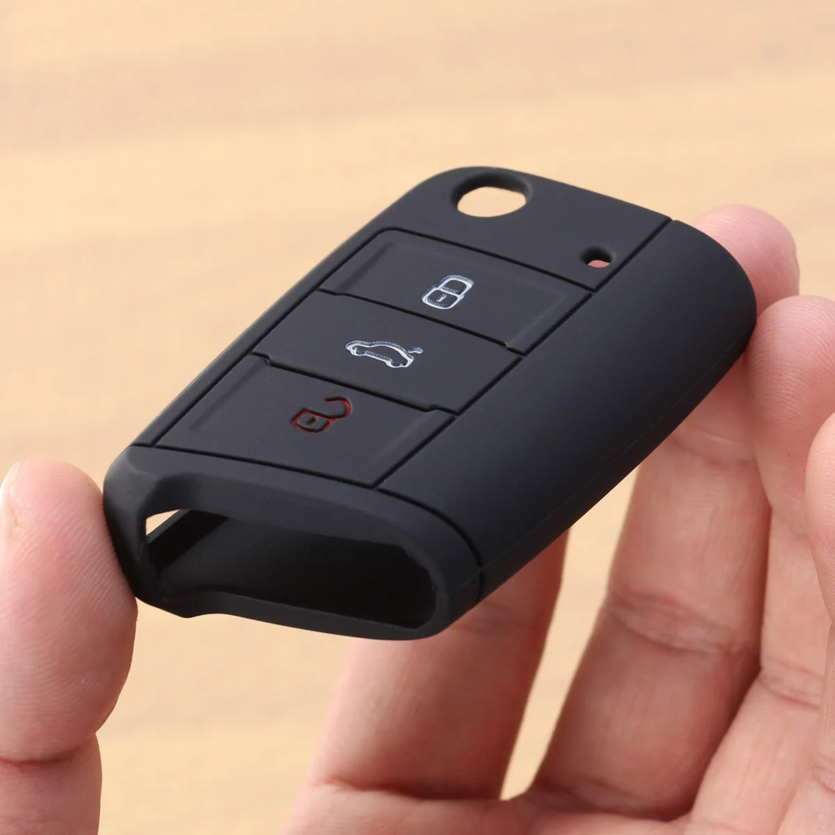 

Silicone Key Container for Series Black Eco Friendly Material Odorless No Distortion No Fade Under Temperatures