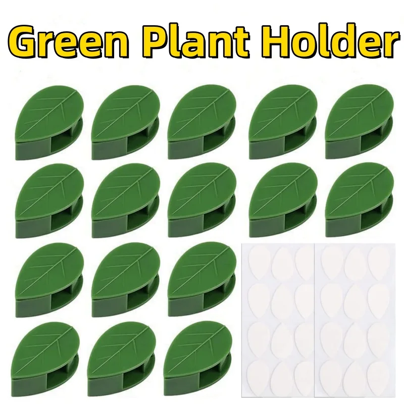 

10 pcs Plant Wall Fixture Clips for Climbing Plants Invisible Vine Traction Support Holder Adhesive Stickers Garden Decorations