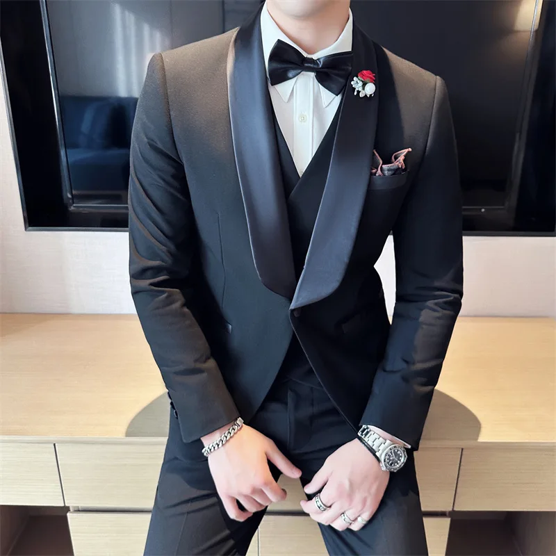 

10351 Men's suit formal evening tuxedo adult dress