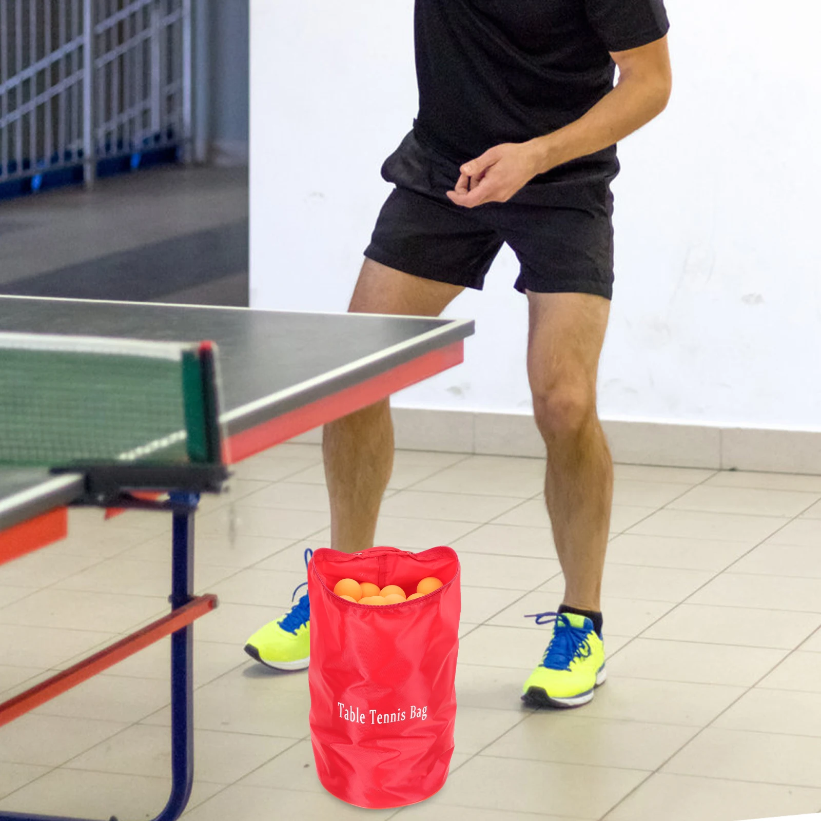 

Table Tennis Ball Bag Accessories Pingpong Balls Carrier Carrying Holder Bat Paddle