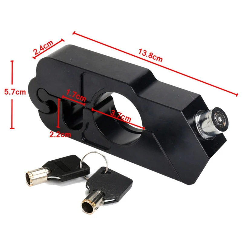 Aluminum Alloy Motorcycle Bike Lock Handlebar Lock Anti-Theft Lock Theft Protection Locks For Mountain Bike Security Lever Lock