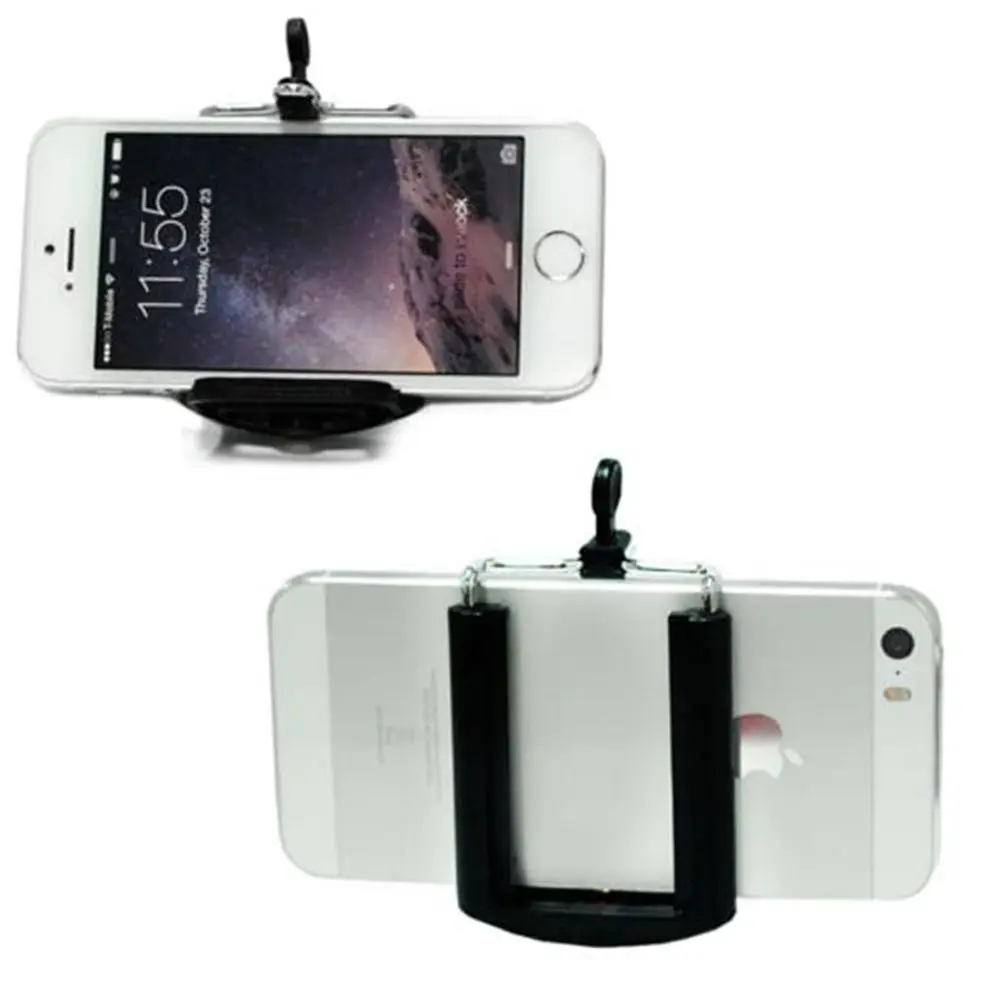 Durable Black Bracket For Tripod Stand Cell Phone Phone Holder Camera Stand Clip Adapter