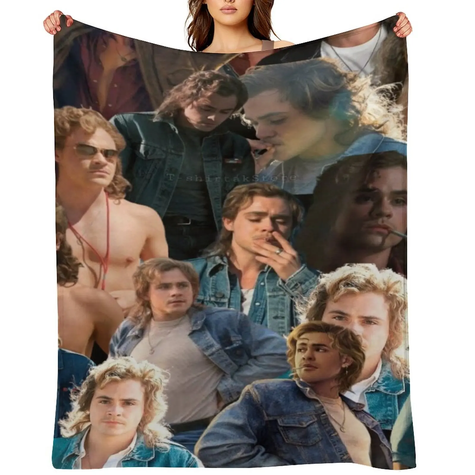 

dacre montgomery photo collage Throw Blanket Soft Beds Beautifuls Cute Luxury Blankets