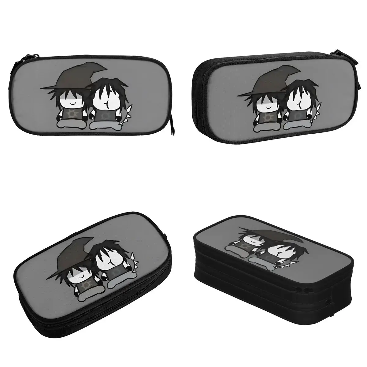 لطيف Azuretime مقلمة أنيمي Azure اثنين الوقت لعبة pencelcases القلم الاطفال حقيبة التخزين الكبيرة الطلاب مدرسة سستة القرطاسية