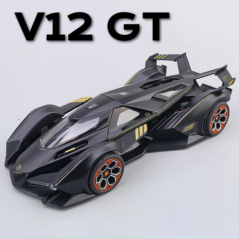 

Масштаб 1:22 V12GT P1 GTR Модель игрушечного автомобиля из сплава, литой под давлением звук, световой откат, модели транспортных средств для детей, лучшие подарки на день рождения, сувениры