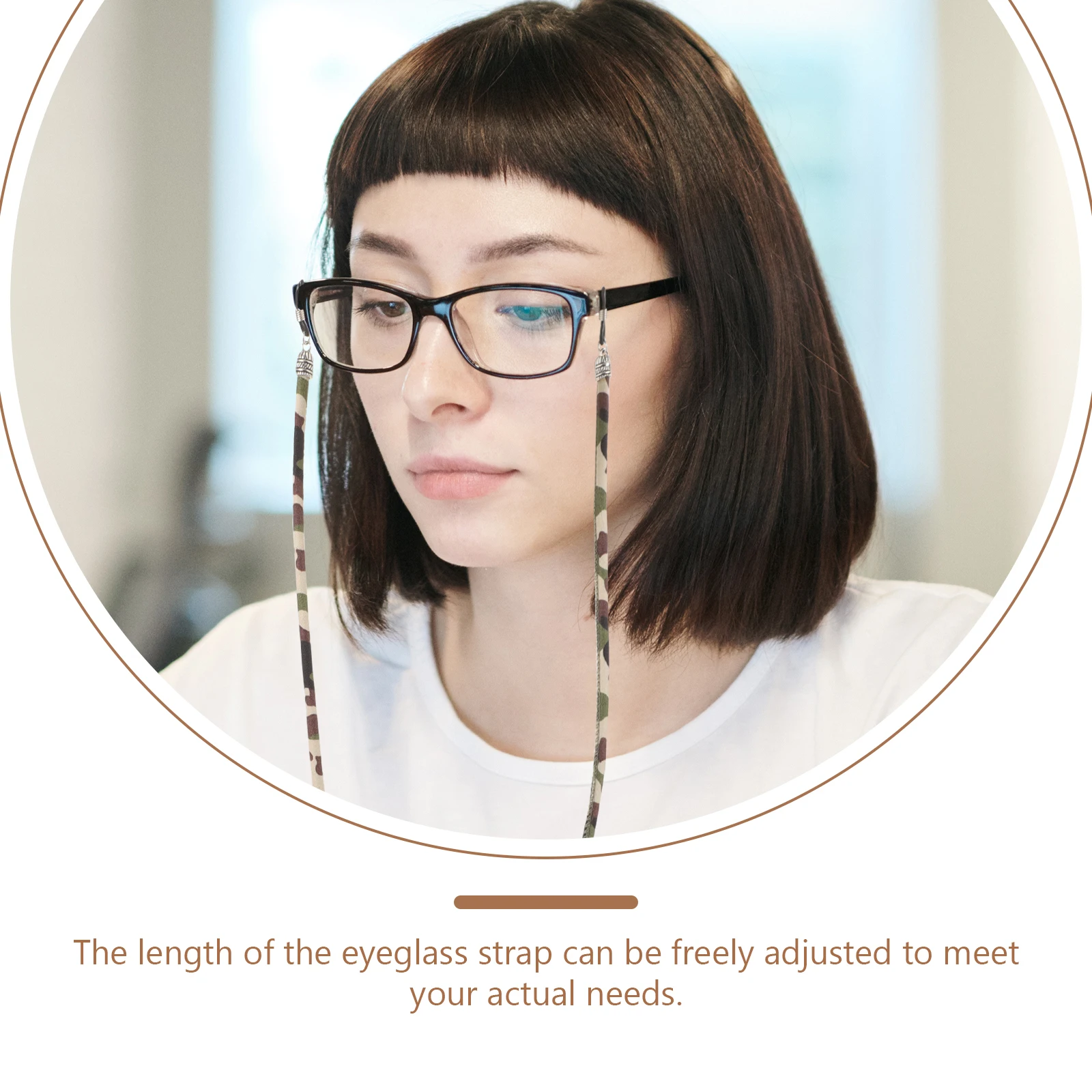 

4pcs Eyeglass Holder Necklace Glasses Rope Around Neck Frame Accessories Anti Chains For Sports Activities