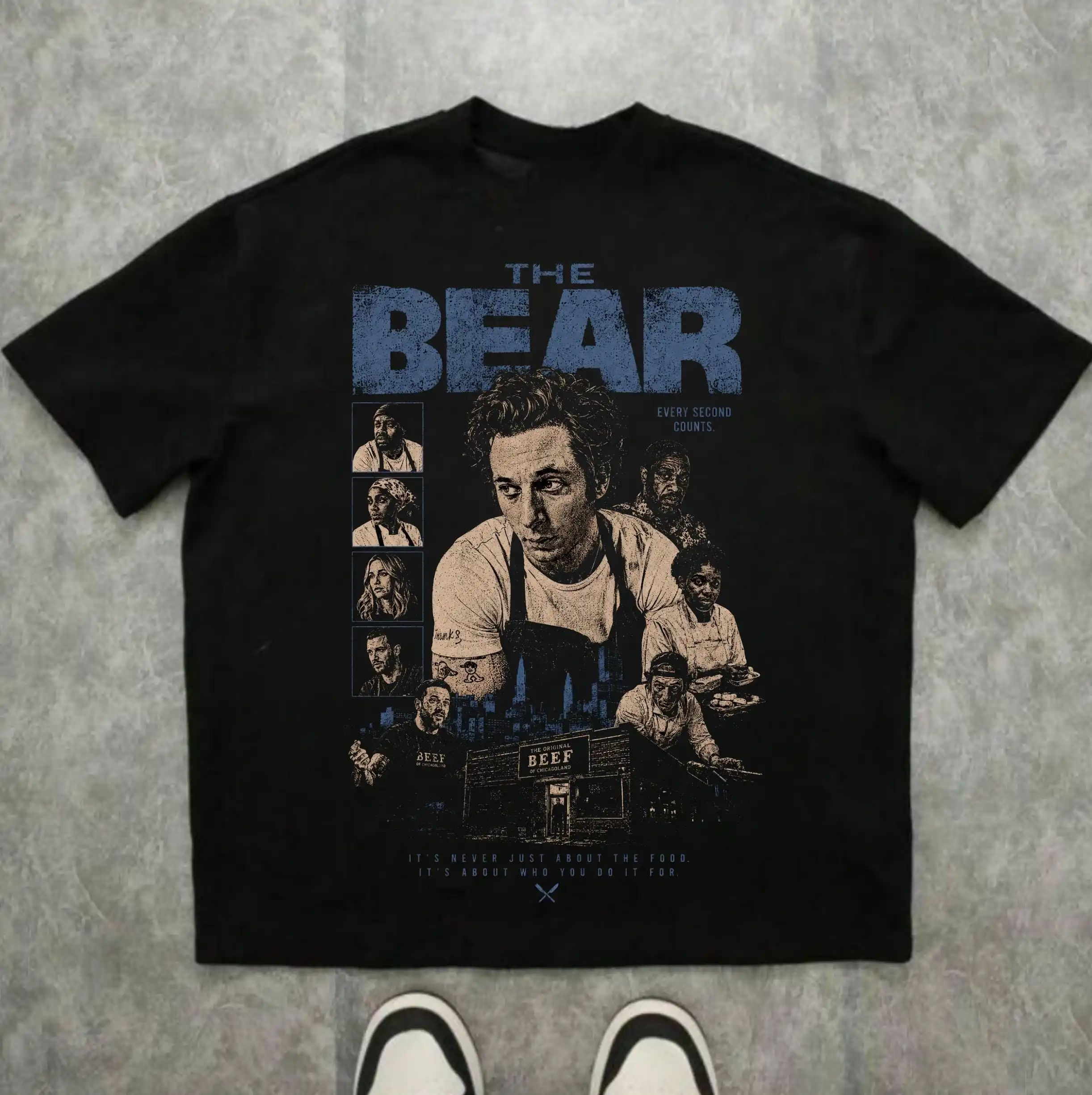 The Bear TV Poster Chef Collage T-shirt | TV Series Poster Tee