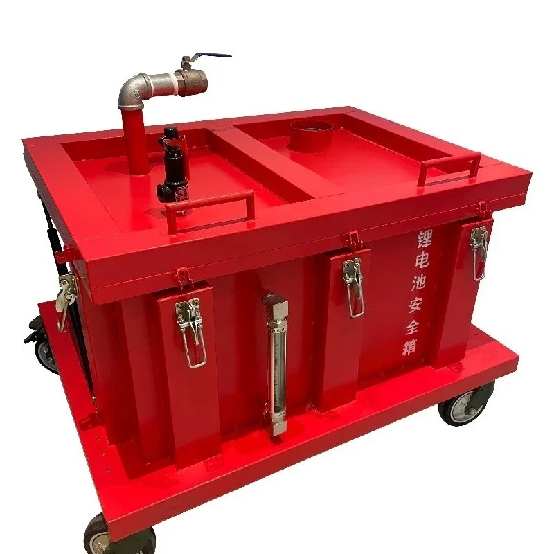 【Fashionable】High-Security Explosion-Proof Steel Safety Box Guaranteed Safe Storage for Lithium Batteries in Workshops