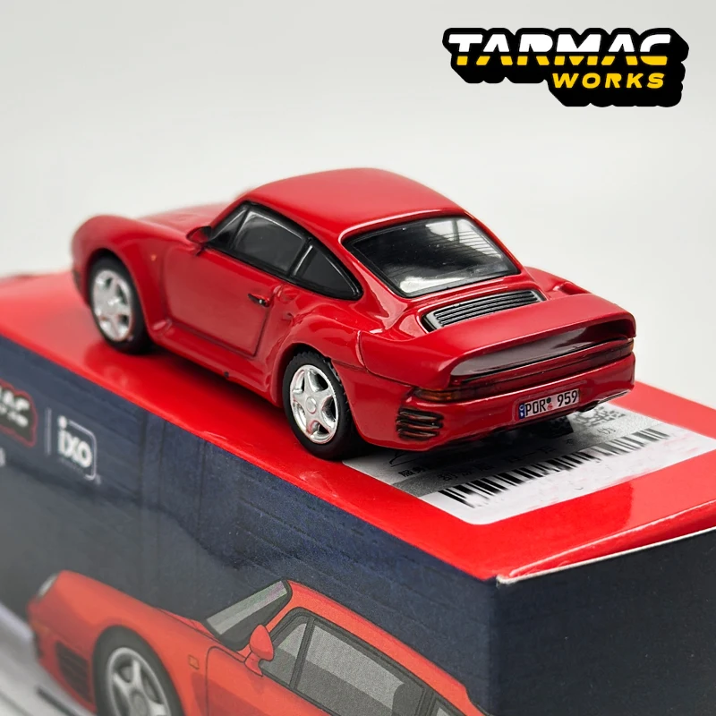 Tarmac Works 1:64 TW Porsche 959 Red Chase alloy car model