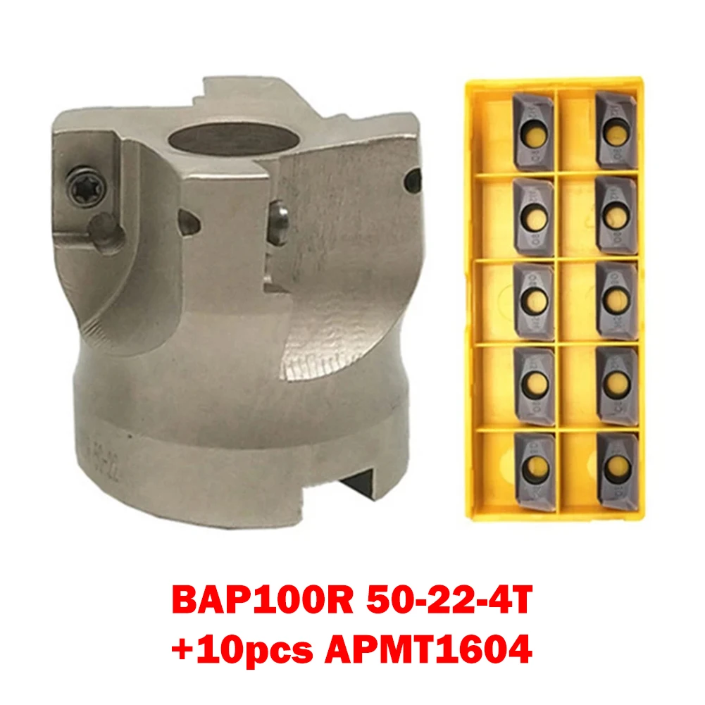 400R 50mm CNC End Milling Cutter CNC End Milling Cutter MT4 FMB22 Shank Machining Range Material Package Included